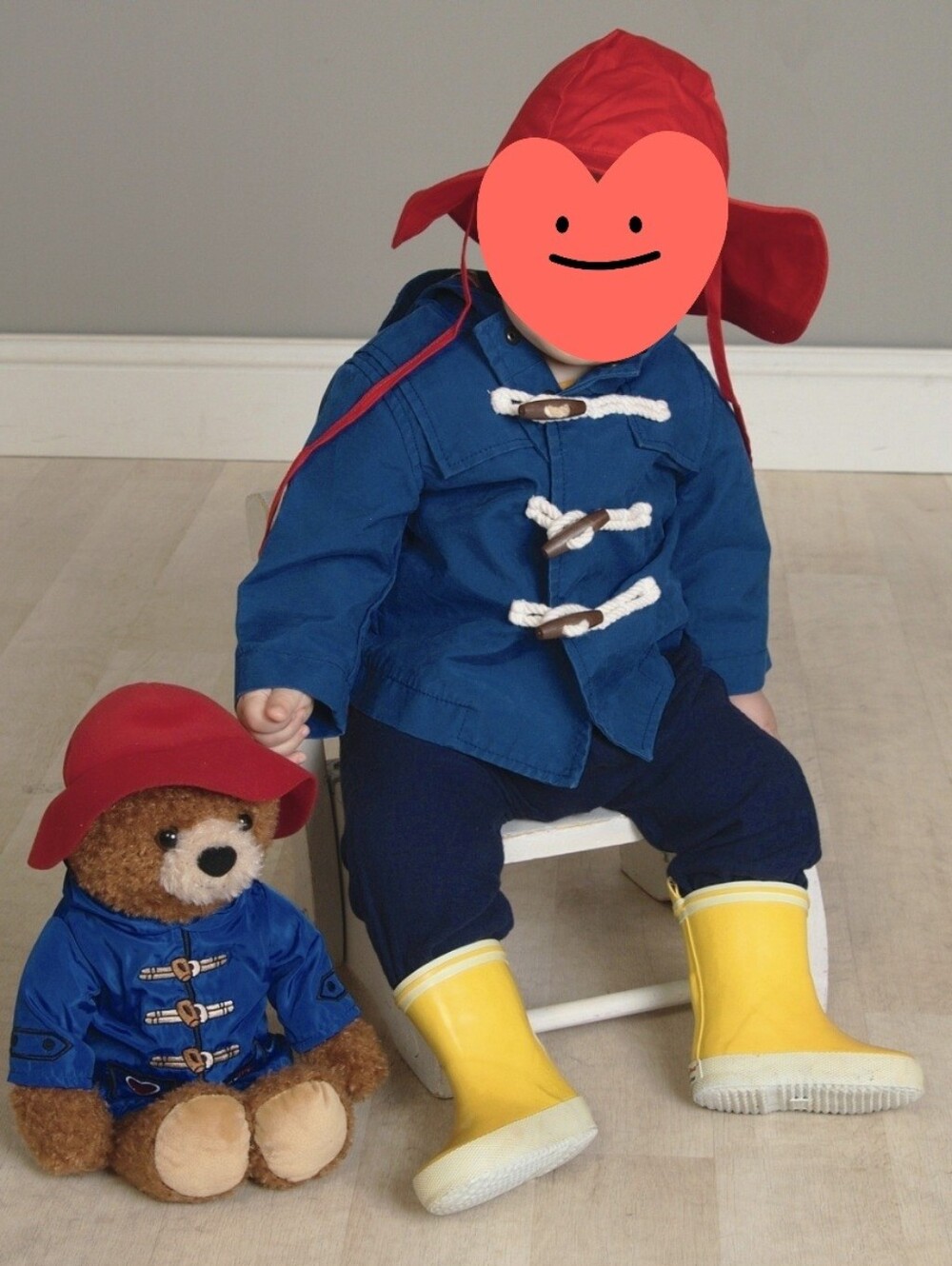 GAP Paddington Bear Hooded Kids Pea Coat with Rope Toggles